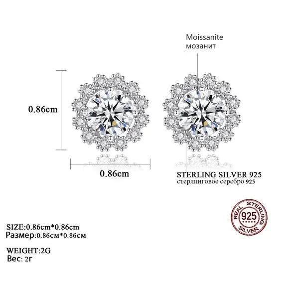 1ct. t.w. Diamond Stud Earrings - Picture 5 of 14